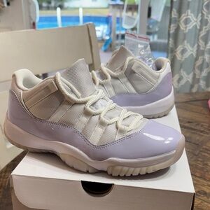 Jordan Lavender and Cream Sneakers Women’s Air Jordan 11 Retro Low